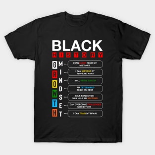 Black History Growth Mindset T-Shirt